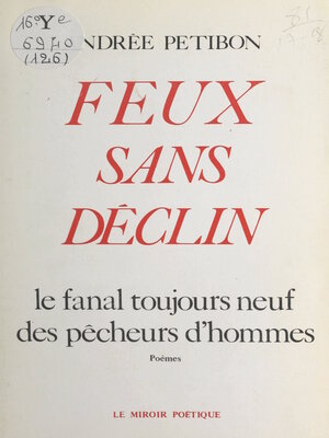 cover image of Feux sans déclin